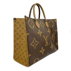 Louis Vuitton Handbag Monogram Giant On The Go GM M44576 Brown Ladies