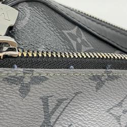Louis Vuitton Shoulder Bag Monogram Eclipse Reverse Trio M69443 Black Grey Men's