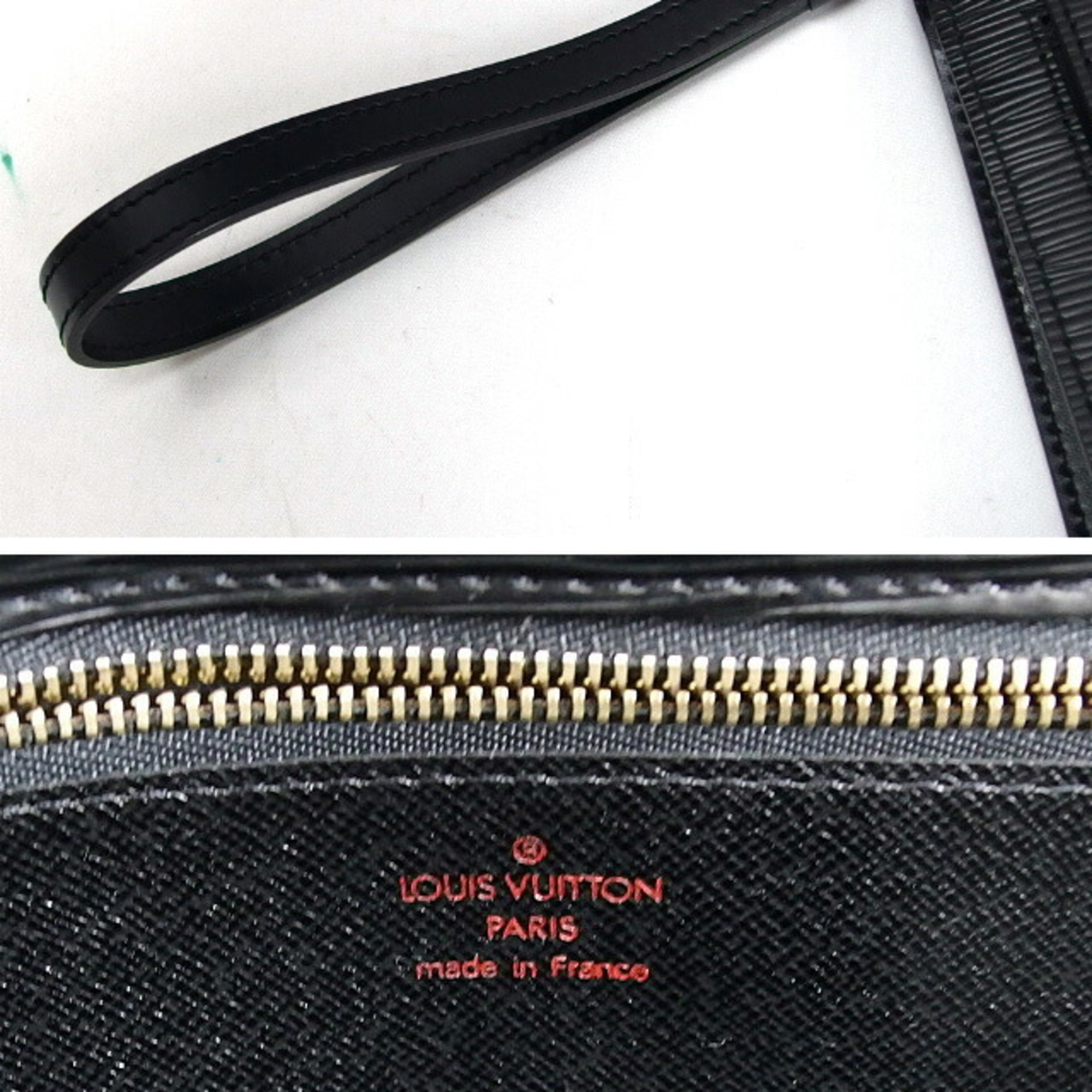Louis Vuitton Epi Pochette Cellier Dragonne Noir M52762