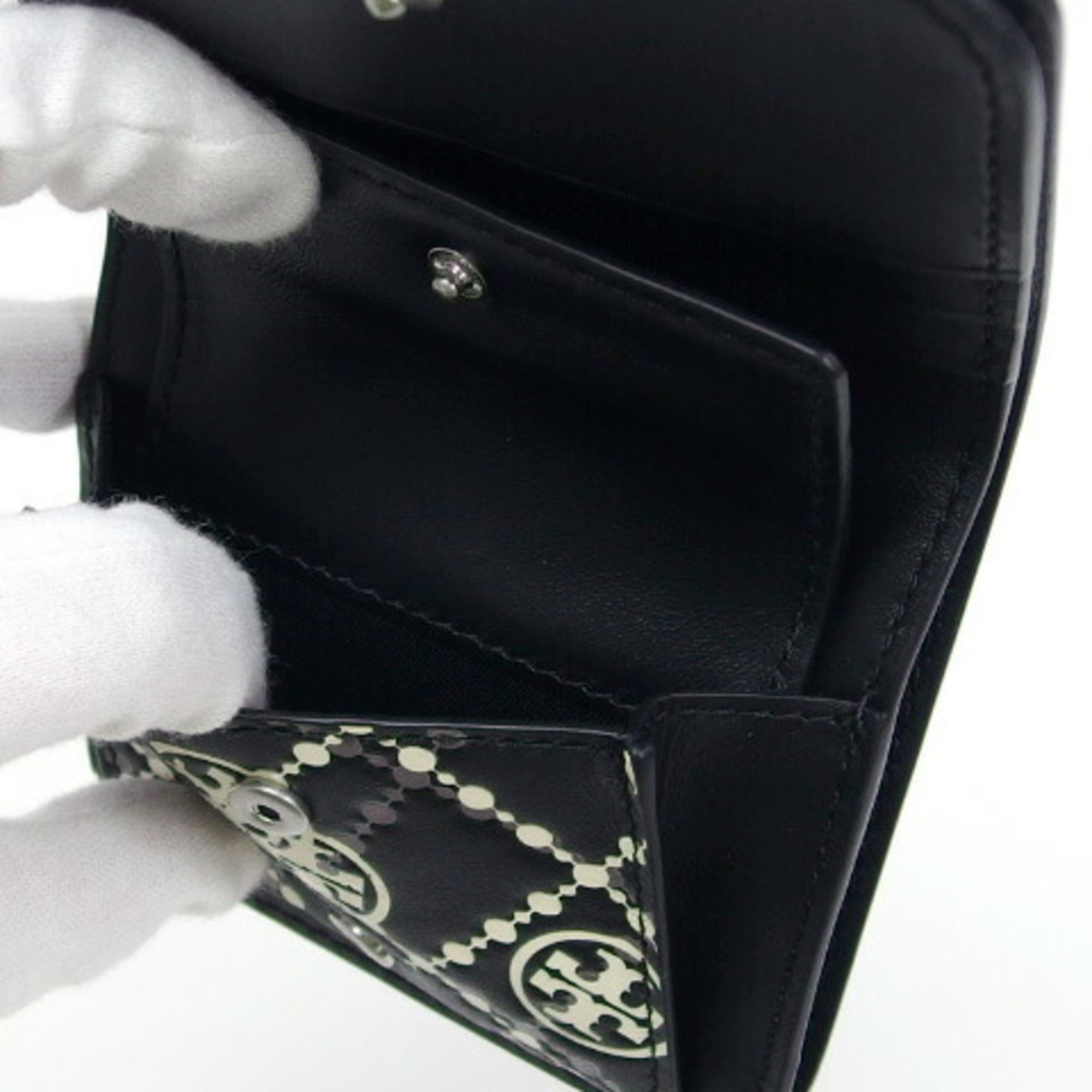 Tory Burch T Monogram Bi-fold Compact Wallet