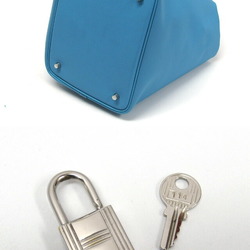 Hermes Picotin Lock MM Epsom Leather Blue Noir (light blue) handbag