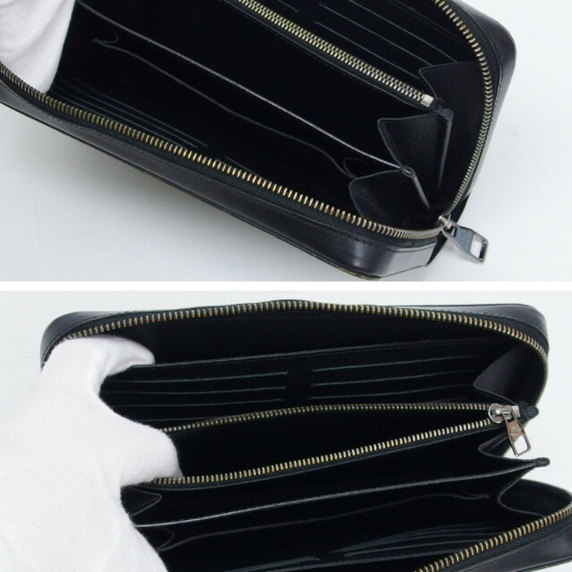 Louis Vuitton Monogram Eclipse Zippy XL Long Wallet M61698