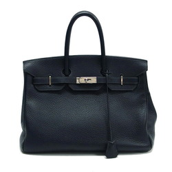 Hermes Birkin 35 handbag dark navy