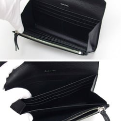 Balenciaga Paper Bi-fold Long Wallet Leather Black