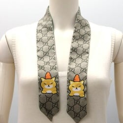 Gucci GG pattern Sherry line neck bow