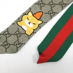 Gucci GG pattern Sherry line neck bow