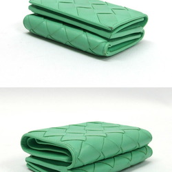 Bottega Veneta Maxi Intrecciato Tri-fold Compact Wallet