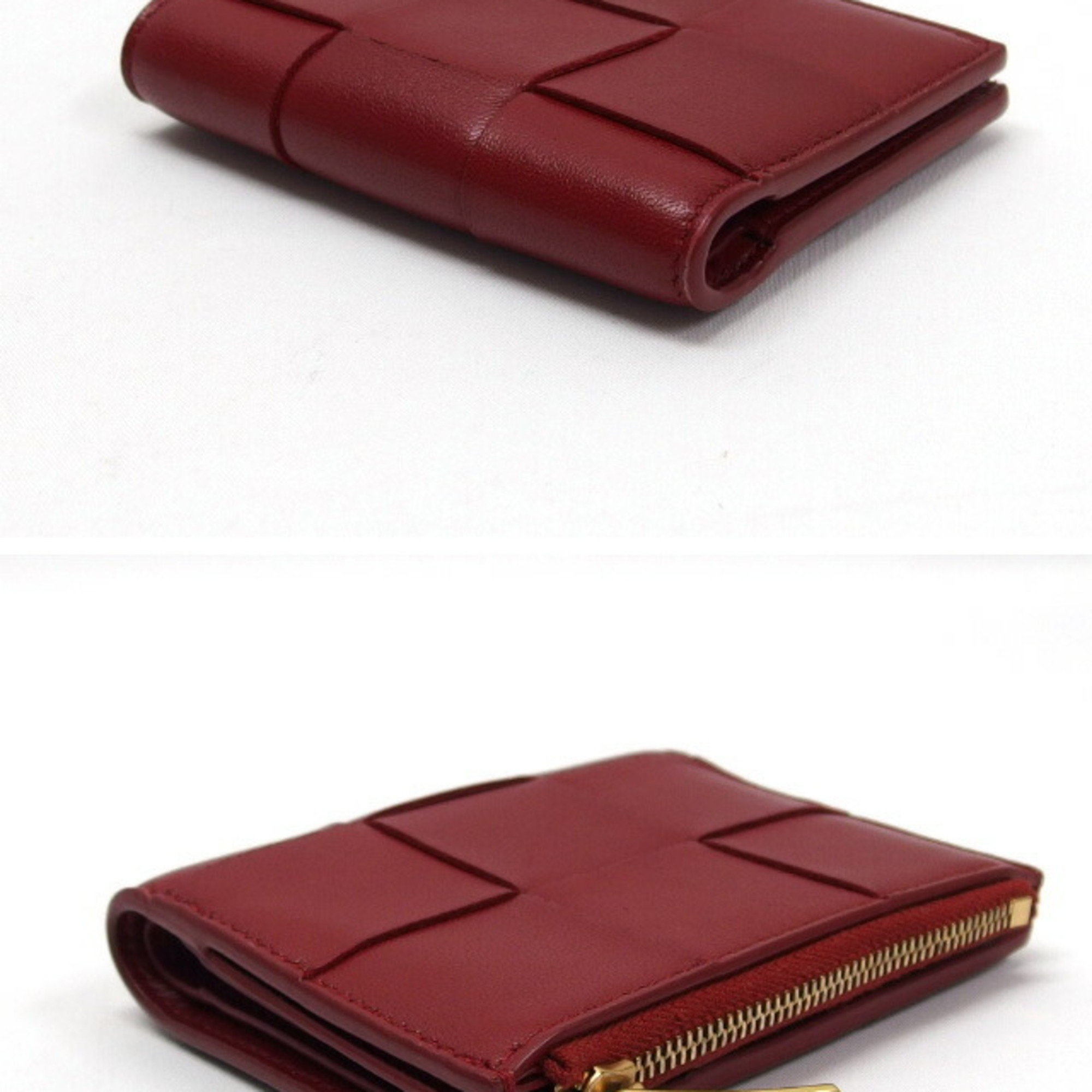 Bottega Veneta Maxi Intrecciato Cassette Bi-fold Compact Wallet