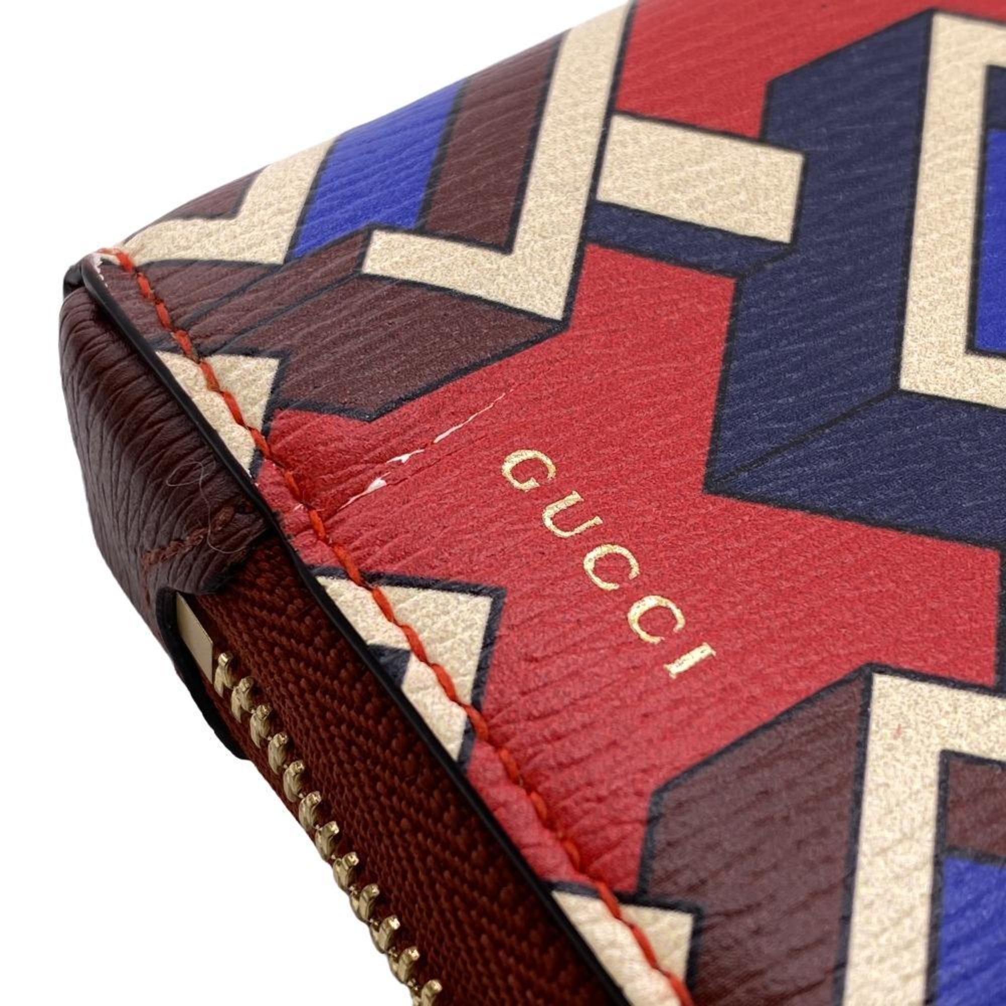 Gucci 662294  Card Case Blue,Red Color