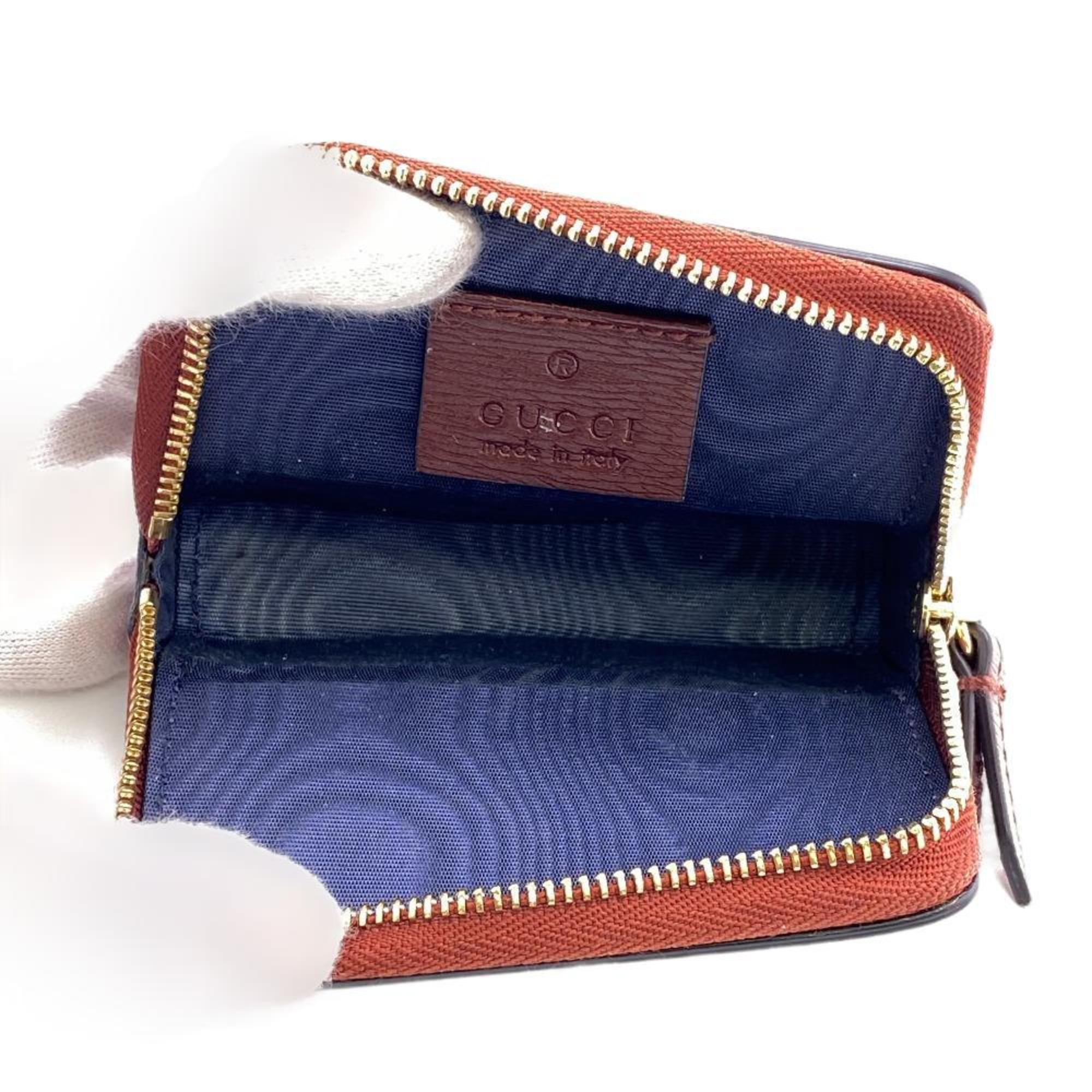 Gucci 662294  Card Case Blue,Red Color
