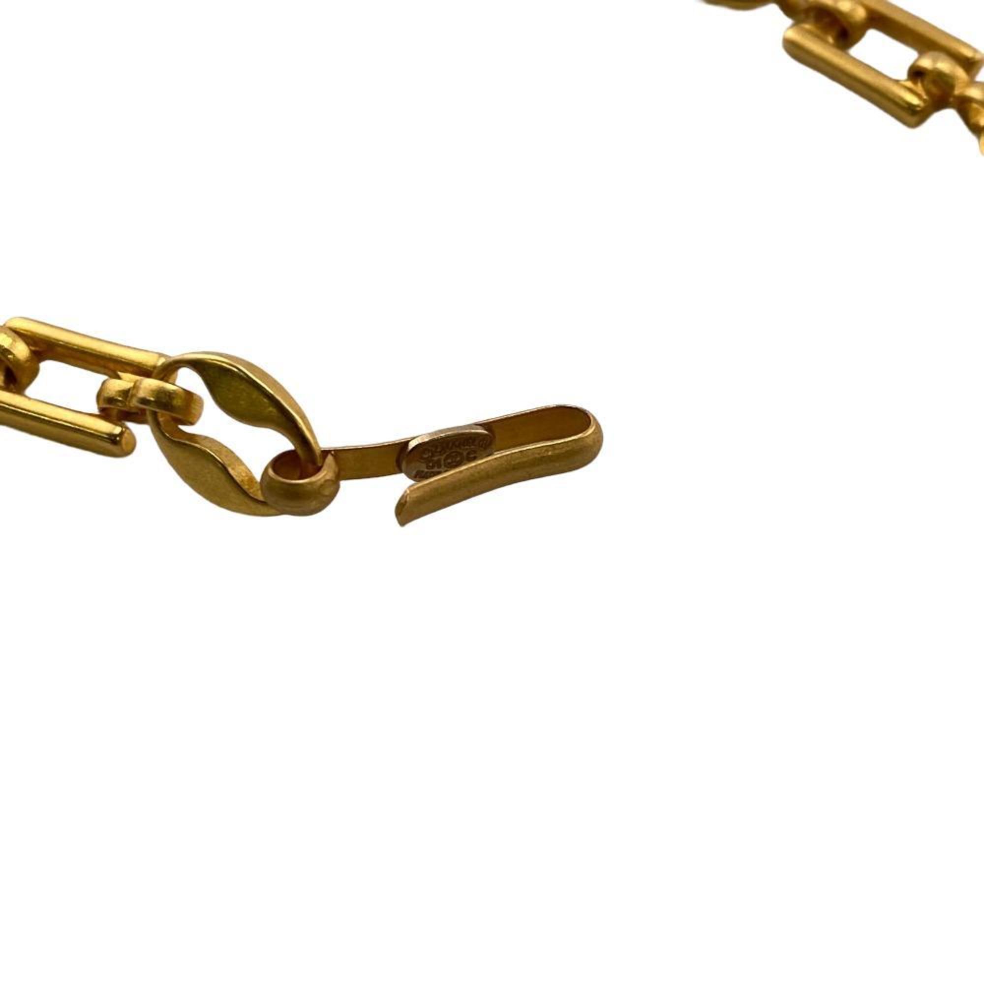 CHANEL Chanel 01C Flower Necklace Gold Women's