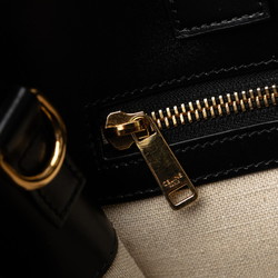 Celine Women's Canvas Handbag,Shoulder Bag Beige,Black