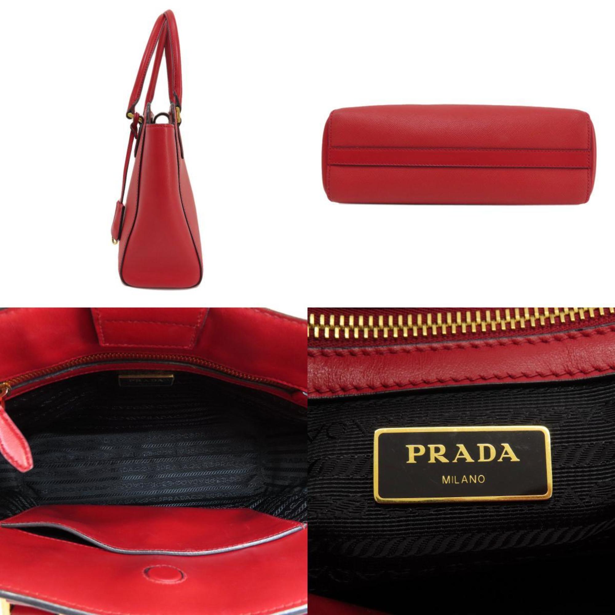 Prada Saffiano Handbag Leather Women's PRADA