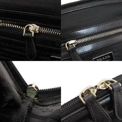 Prada metal handbag nylon material women's PRADA