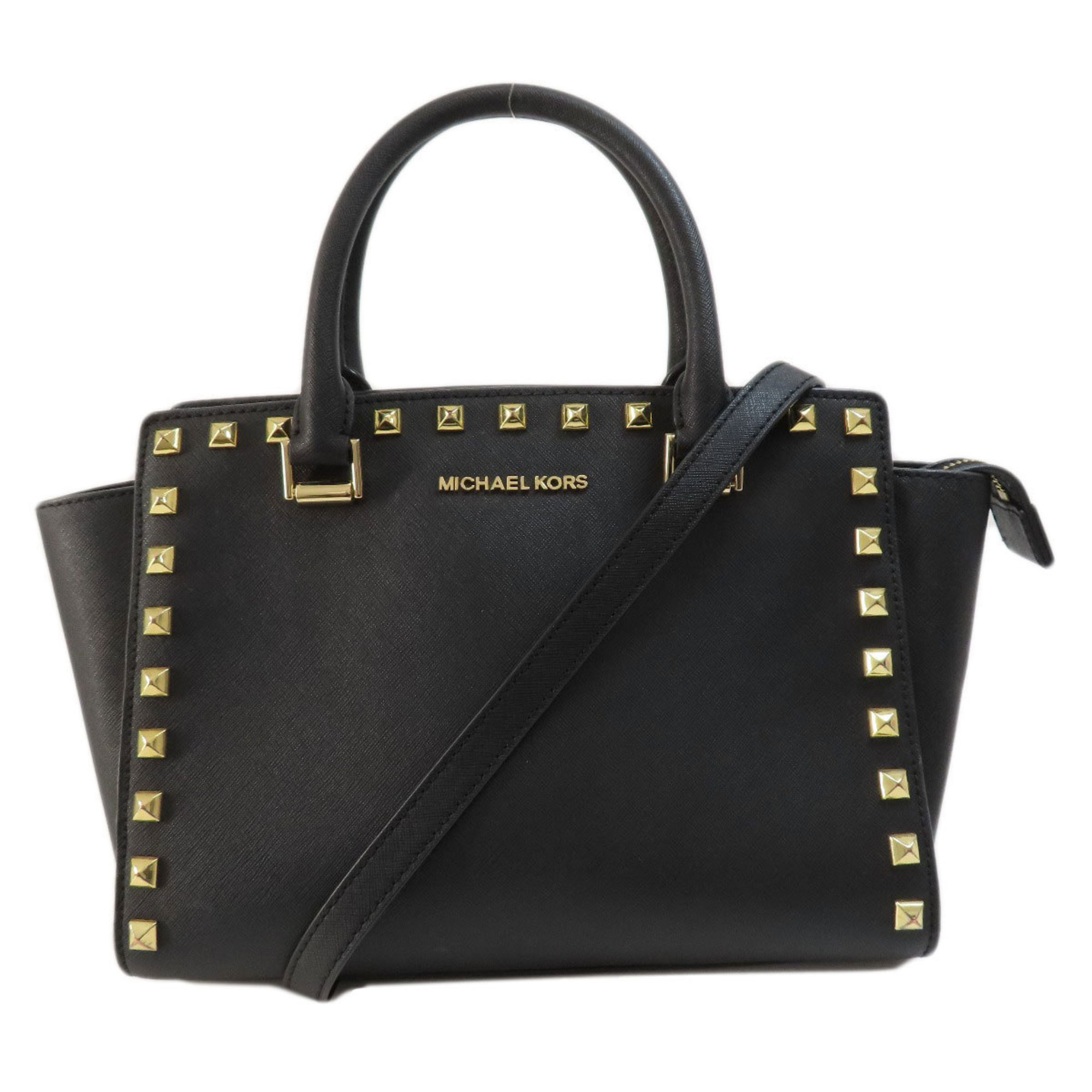 Michael Kors Studded Handbag PVC Women's