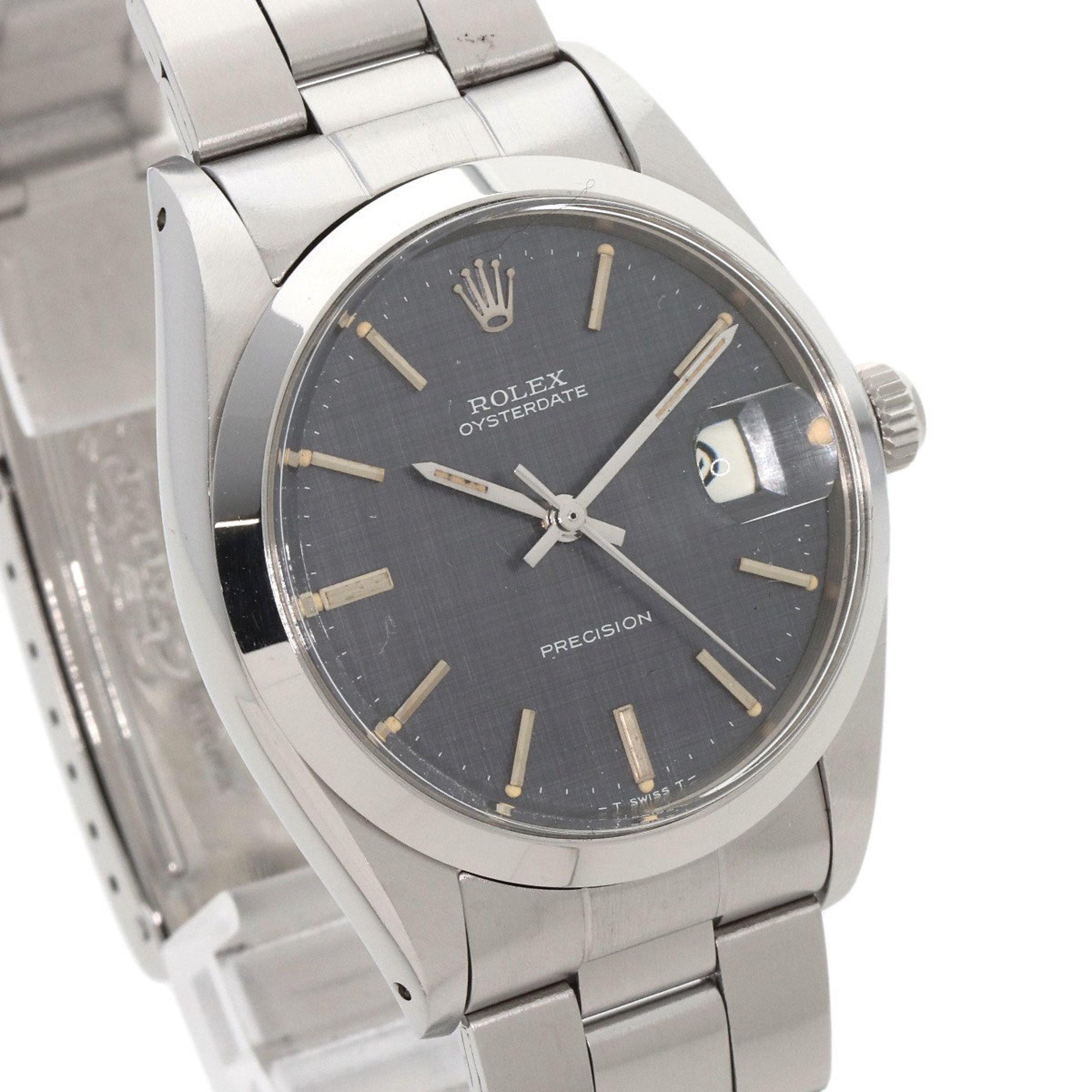 Rolex 6694 Oysterdate Mosaic 1968 Watch Stainless Steel/SS Men's ROLEX