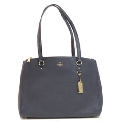 Coach 36878 Double Zip Carryall Tote Bag Leather Women's COACH