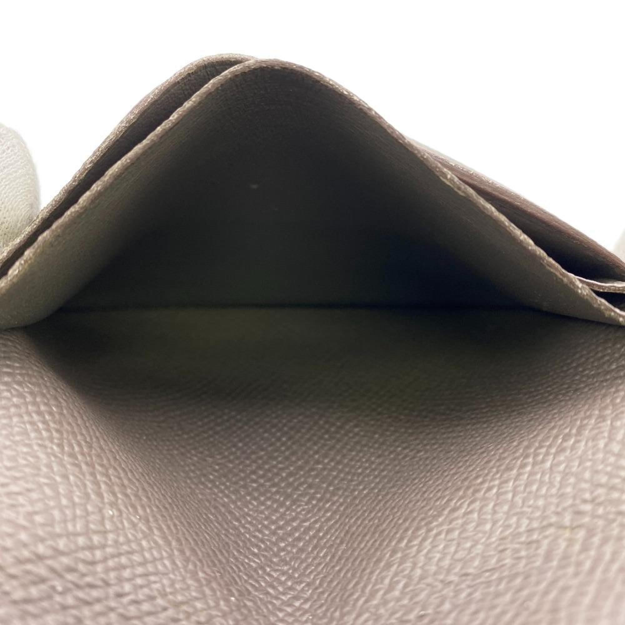 HERMES T1003TF Bearn Compact Bi-fold Wallet Beige Women's