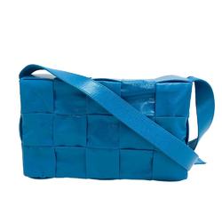Bottega Veneta BOTTEGAVENETA Cassette Shoulder Bag Blue Women's