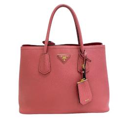 PRADA B2756T Saffiano Cuir Handbag Pink Women's