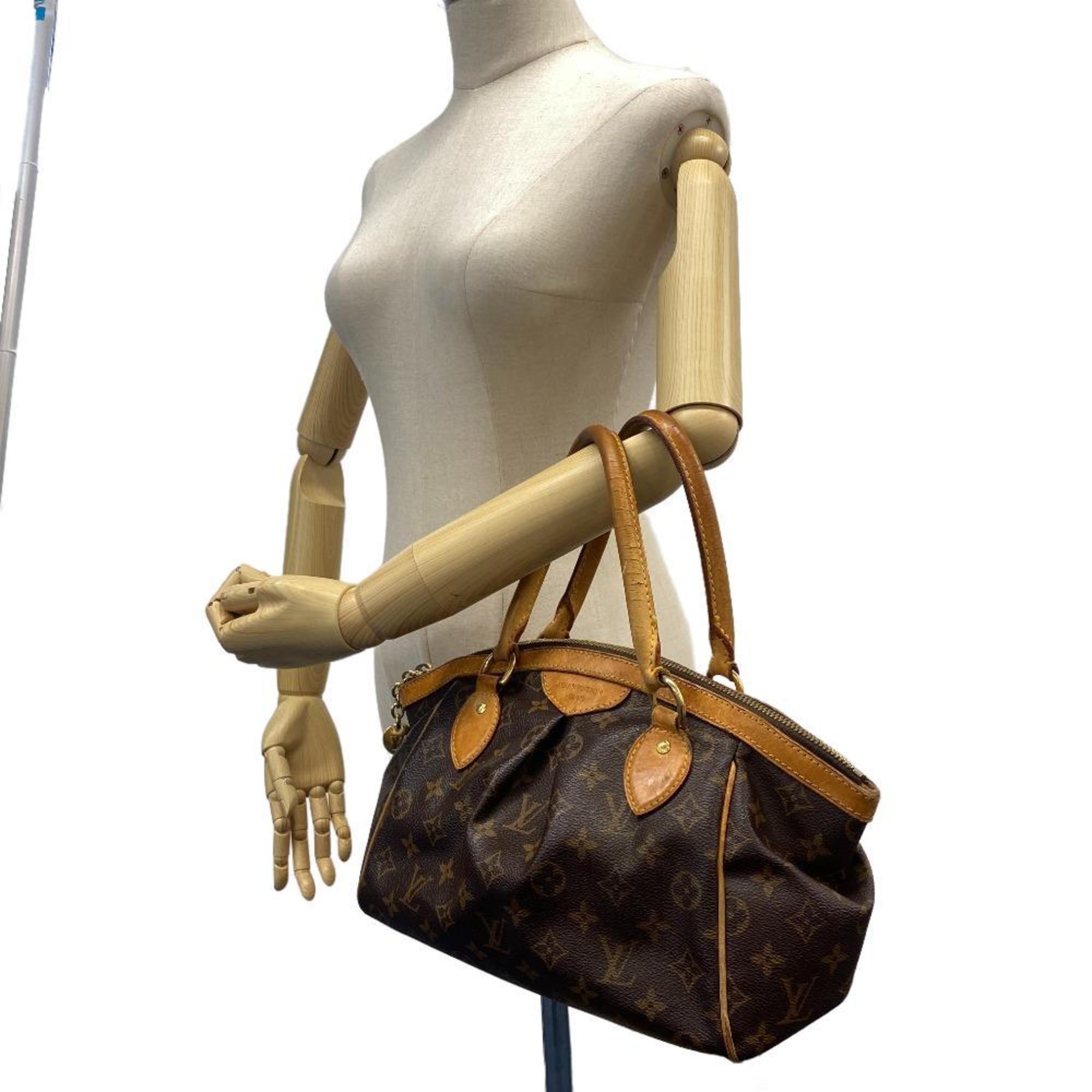 LOUIS VUITTON M40143 Tivoli PM Monogram Handbag Brown Women's