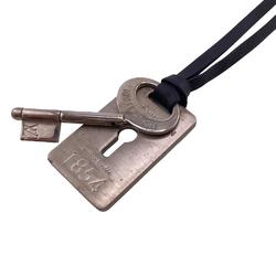 LOUIS VUITTON M68094 Travel Key Necklace Silver Unisex