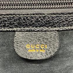 Gucci Bamboo Bag 015 1046 3304 Leather Black Men's Women's
