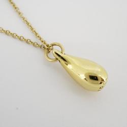 Tiffany Necklace Teardrop K18YG Yellow Gold Women's
