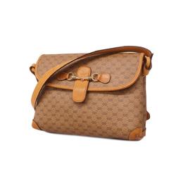 Gucci Shoulder Bag Micro GG Old 007 112 0027 Brown Women's
