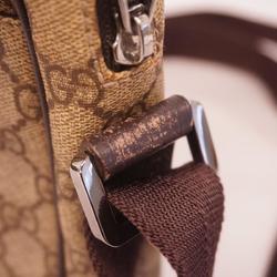 Gucci Shoulder Bag GG Supreme 122754 Brown Beige Men's Women's