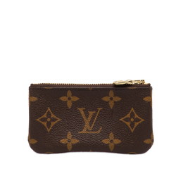 Louis Vuitton Monogram Pochette Cle Coin Case, Key Purse M62650 Brown PVC Leather Women's LOUIS VUITTON