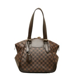 Louis Vuitton Damier Verona MM Shoulder Bag N41118 Brown PVC Leather Women's LOUIS VUITTON