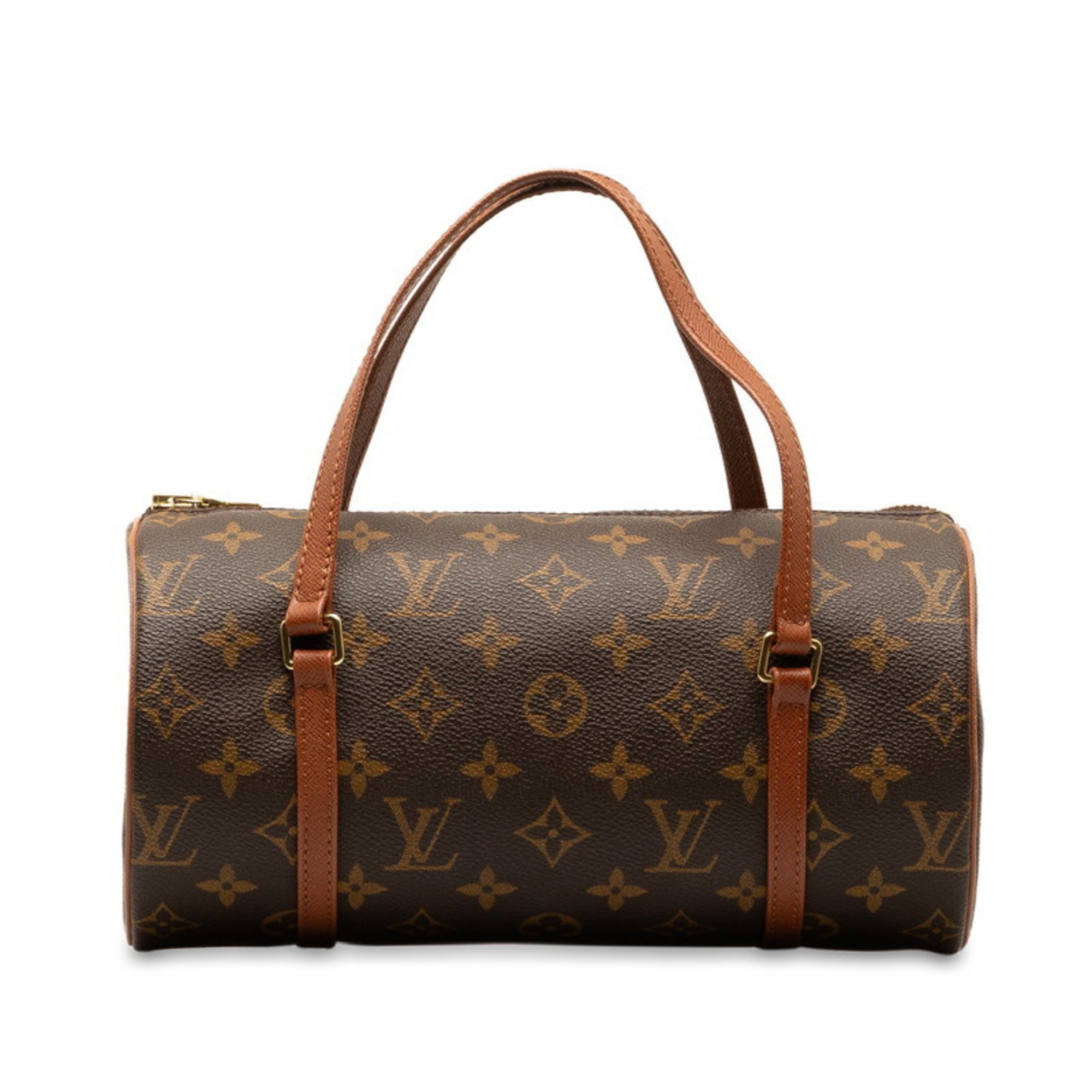 Louis Vuitton Monogram Papillon 26 (old) Shoulder Bag M51386 Brown PVC Leather Women's LOUIS VUITTON