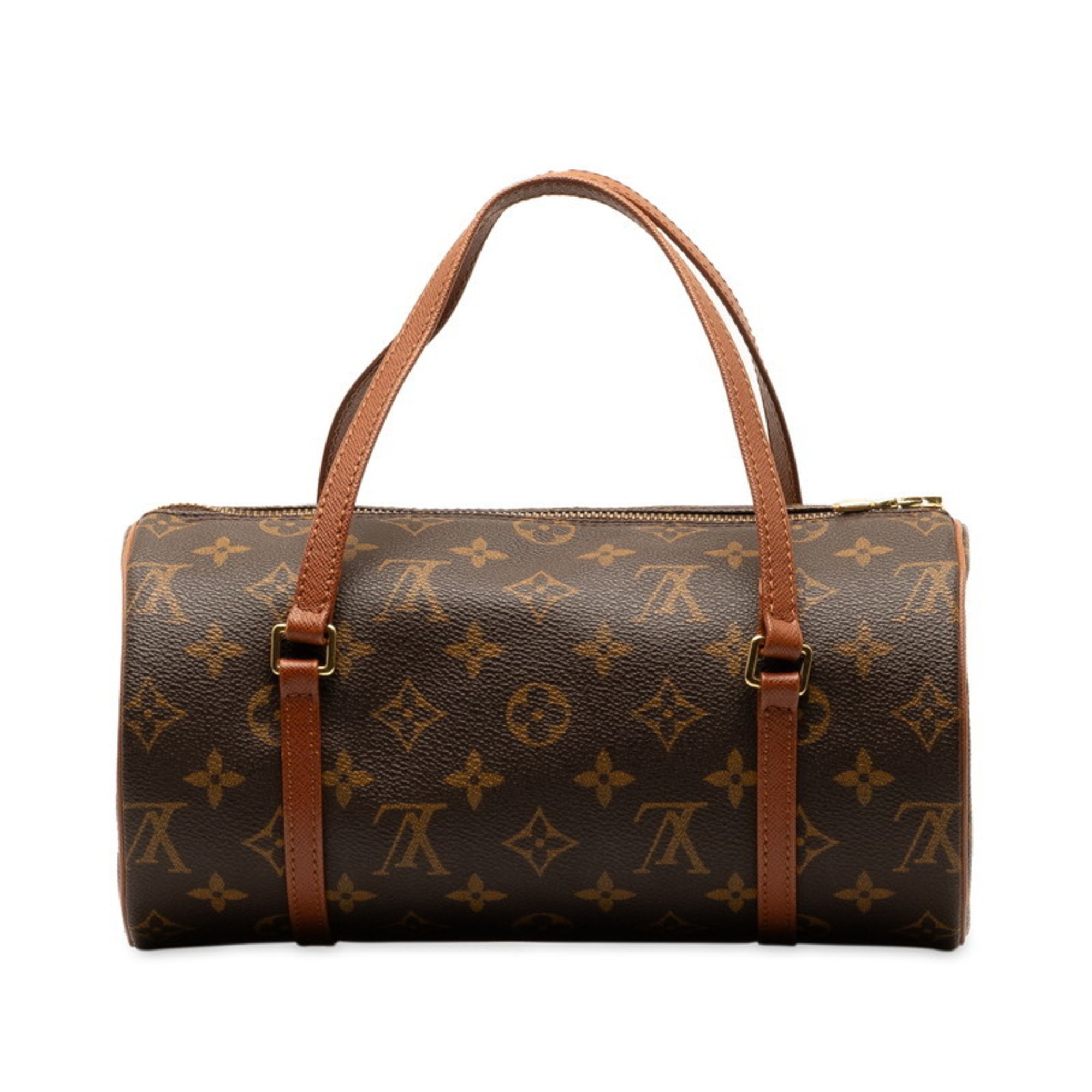 Louis Vuitton Monogram Papillon 26 (old) Shoulder Bag M51386 Brown PVC Leather Women's LOUIS VUITTON