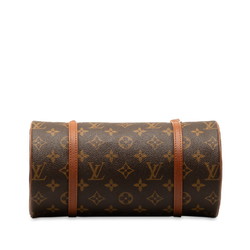 Louis Vuitton Monogram Papillon 26 (old) Shoulder Bag M51386 Brown PVC Leather Women's LOUIS VUITTON