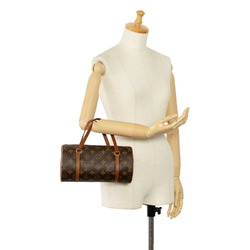 Louis Vuitton Monogram Papillon 26 (old) Shoulder Bag M51386 Brown PVC Leather Women's LOUIS VUITTON