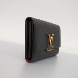 Louis Vuitton Long Wallet Portefeuille Capucines M61248 Noir Ladies