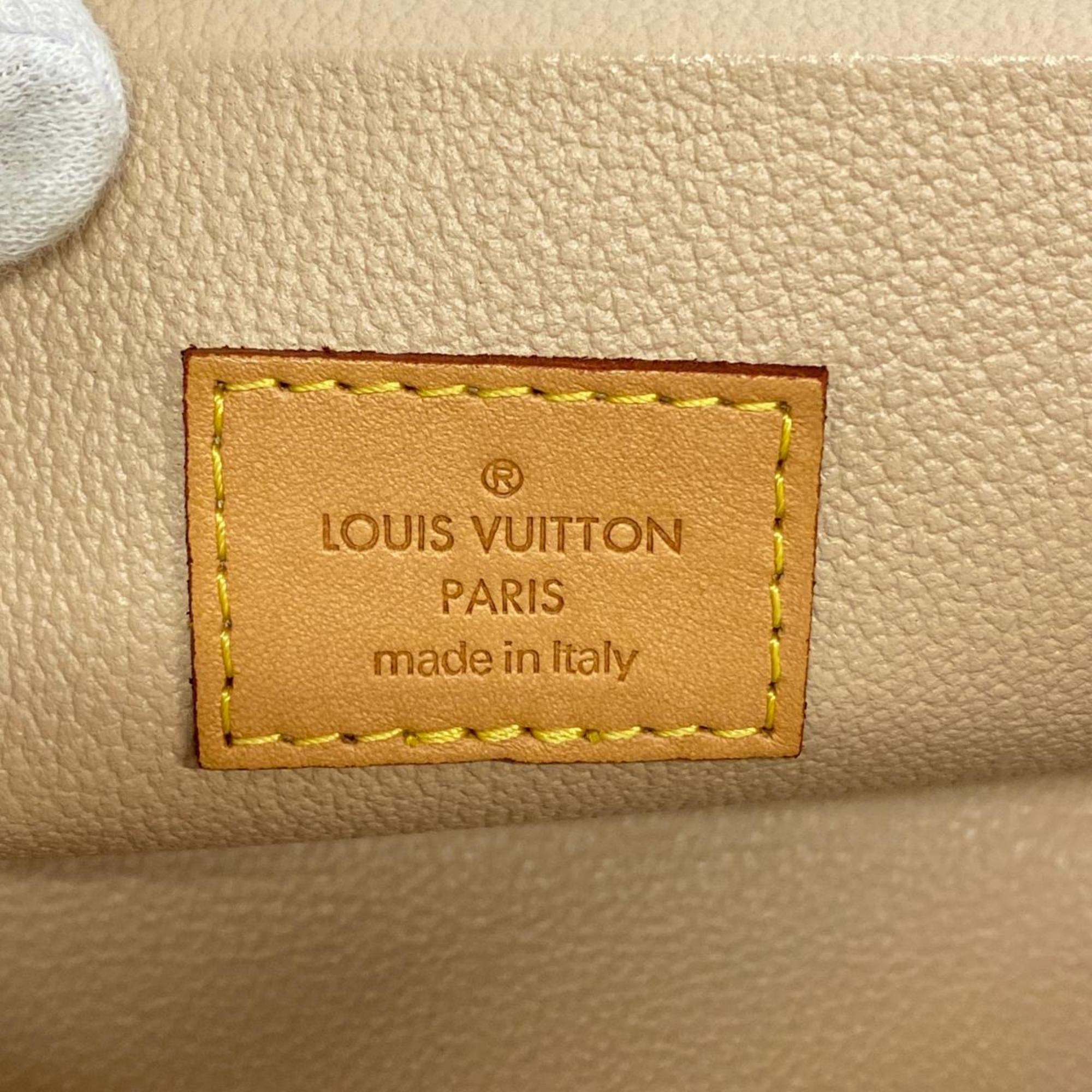 Louis Vuitton Vanity Bag Monogram Nice BB M42265 Brown Women's