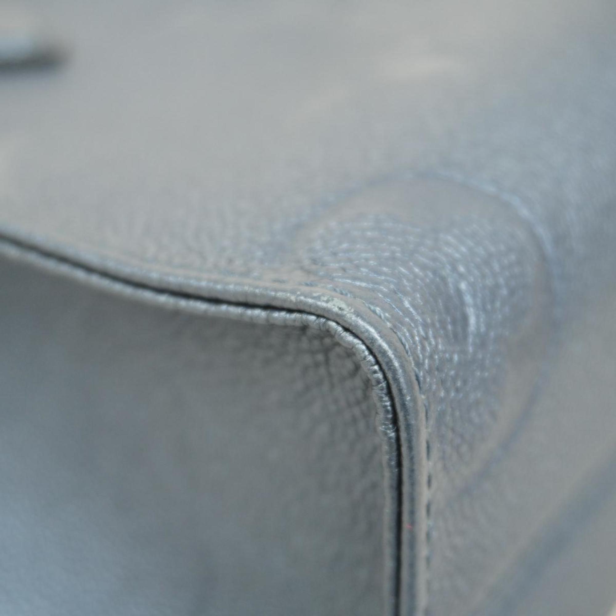Louis Vuitton Handbag Monogram Empreinte On the Go PM M58956 Metallic Blue Ladies