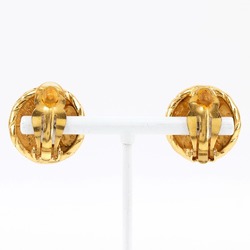 CHANEL Earrings, Gold Plated, Approx. 16.2g, Women's