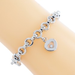 Chopard Happy Diamond Bracelet S85/3468 K18 White Gold x Approx. 26.5g Women's