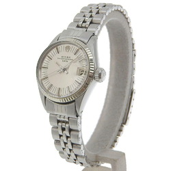 Rolex ROLEX Date Watch 6517 Stainless Steel Automatic Silver Dial Ladies