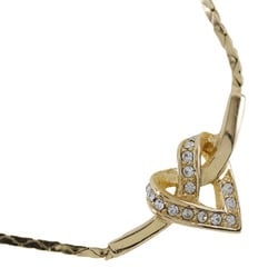 Christian Dior Necklace, Gold Plated, Approx. 5.0g, Women's