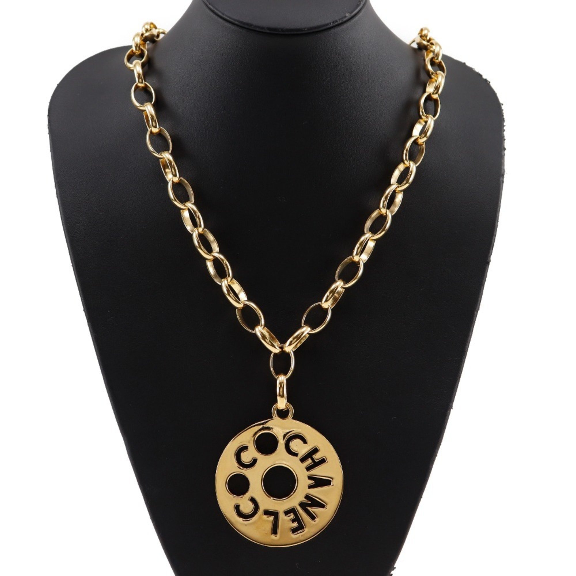 Chanel CHANEL Necklace Gold Plated Approx. 167.0g Women's