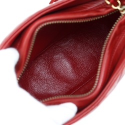CHANEL Shoulder Bag Lambskin Fringe for Women