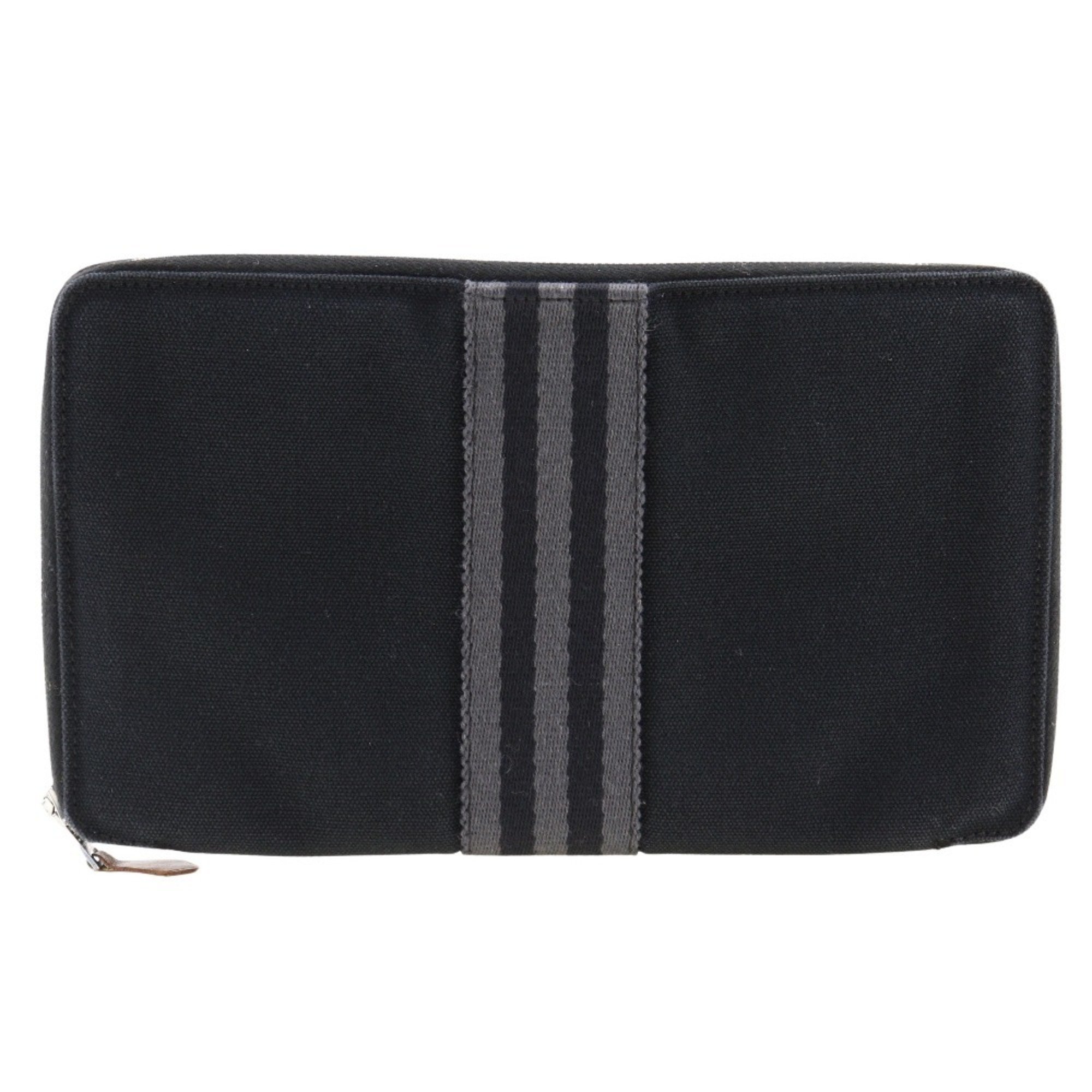 Hermes Fourre Tout Perth GM Long Wallet Cotton Unisex