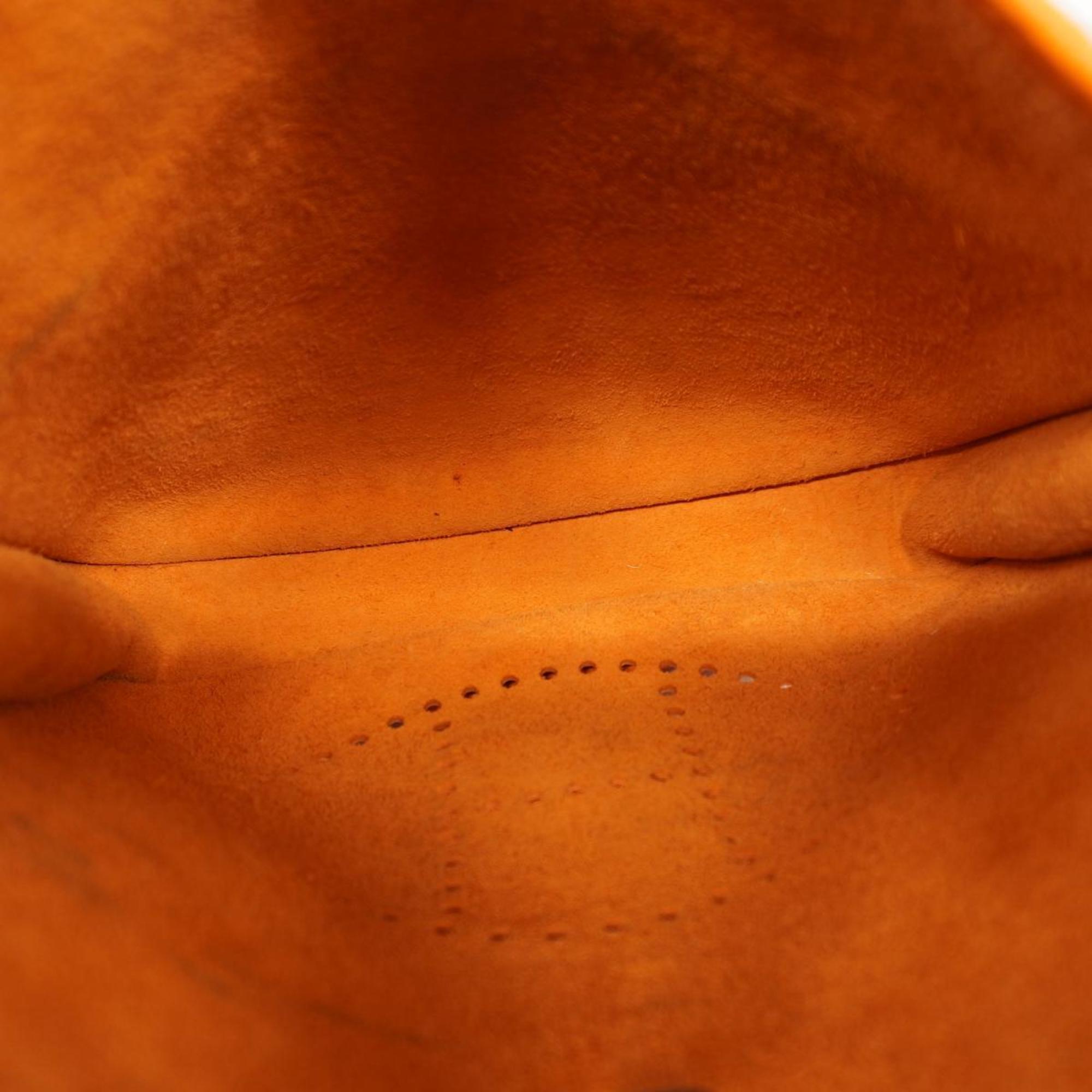 Hermes Shoulder Bag Evelyn 3PM □L Taurillon Clemence Orange Women's