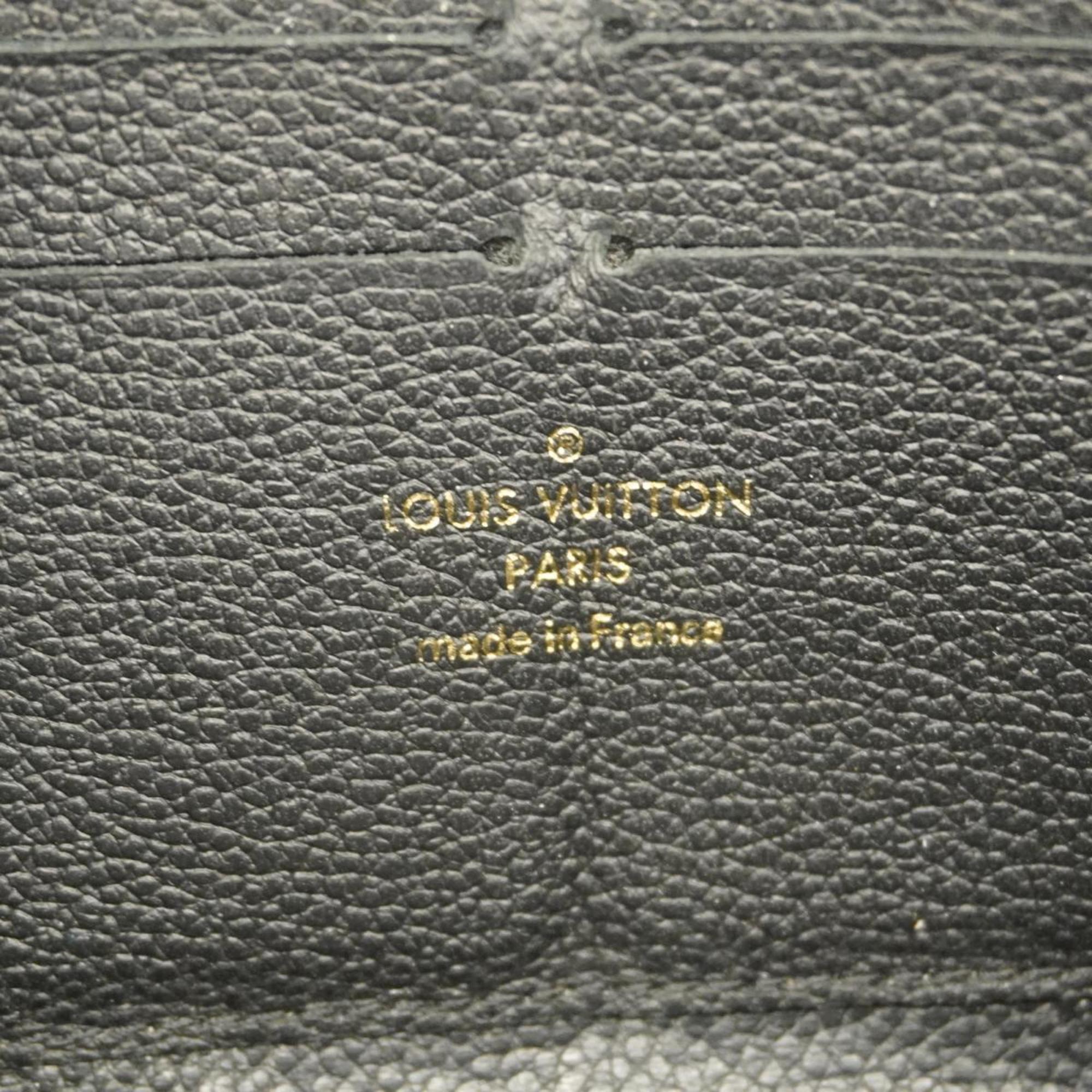 Louis Vuitton Long Wallet Monogram Empreinte Zippy M60545 Infini Ladies