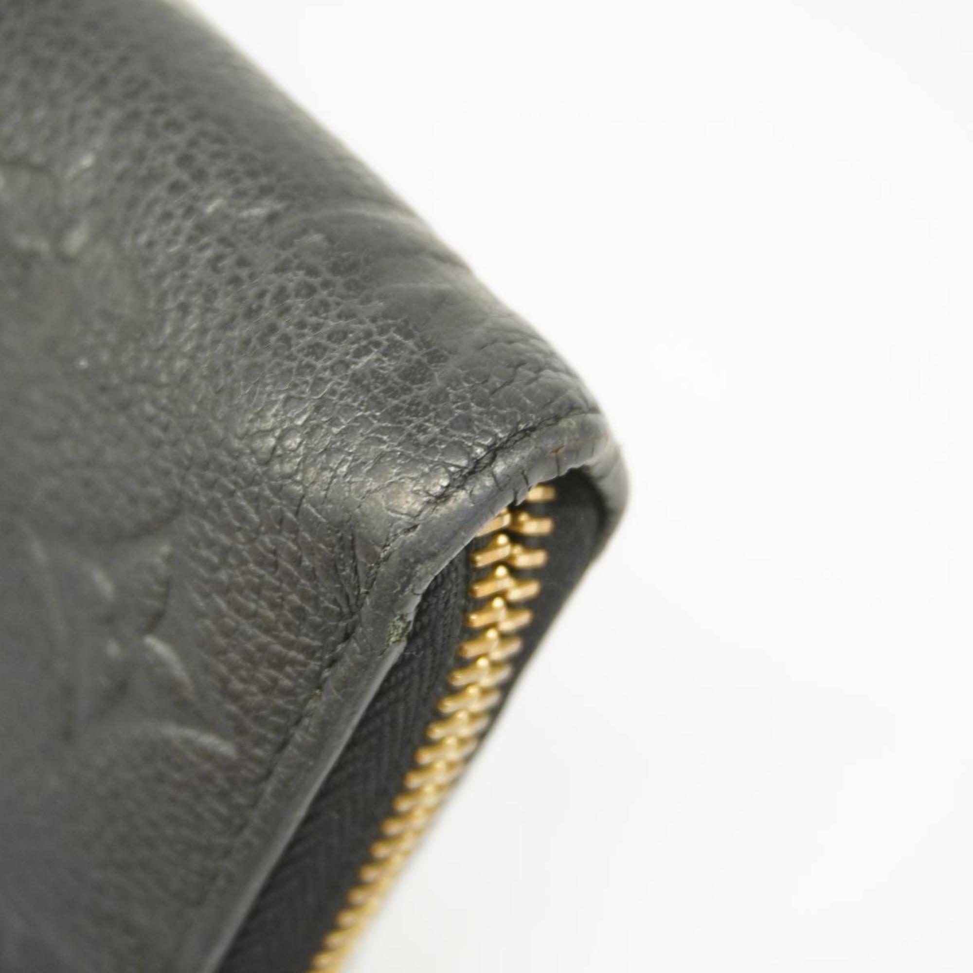 Louis Vuitton Long Wallet Monogram Empreinte Zippy M60545 Infini Ladies
