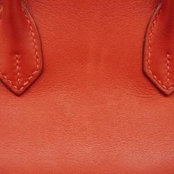 Hermes handbag Birkin 25 J stamp Swift Rouge vif ladies